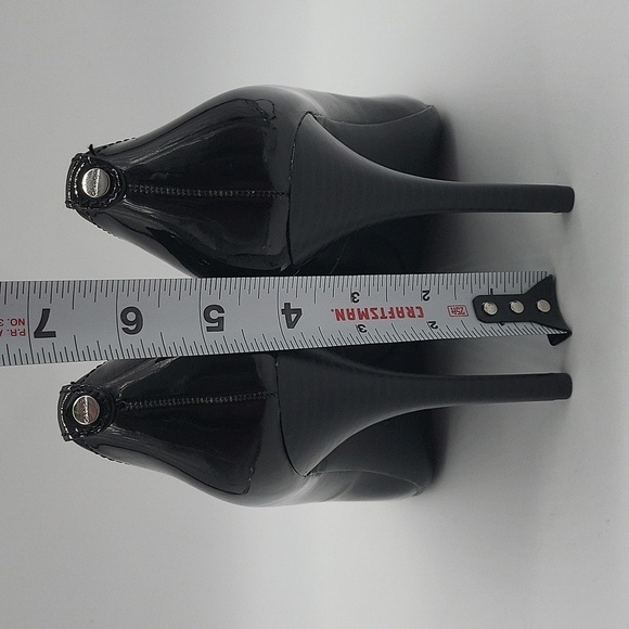 1050- Calvin Klein Women's Heel Black Shoes Size 8 - Picture 5 of 12